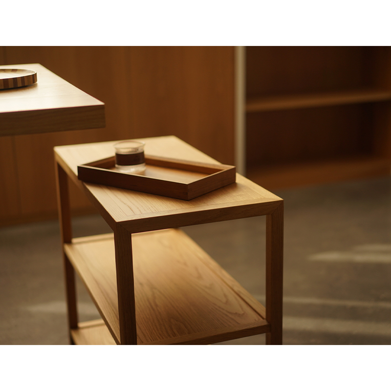 Minimalist Wooden Tea Stand
