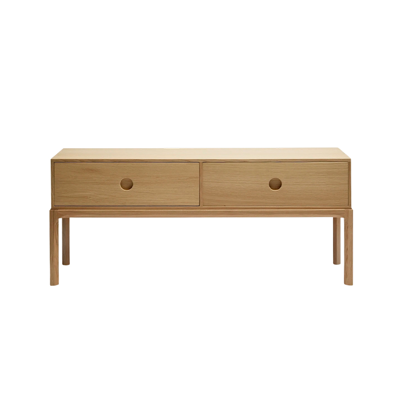 Can the minimalist wooden 6-drawer chest achieve a unity of storage, order, and aesthetic living through restrained design?